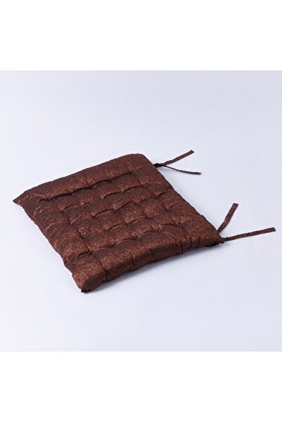 Home Box Dupioni Tucked Chair Pad - 40x40 cm