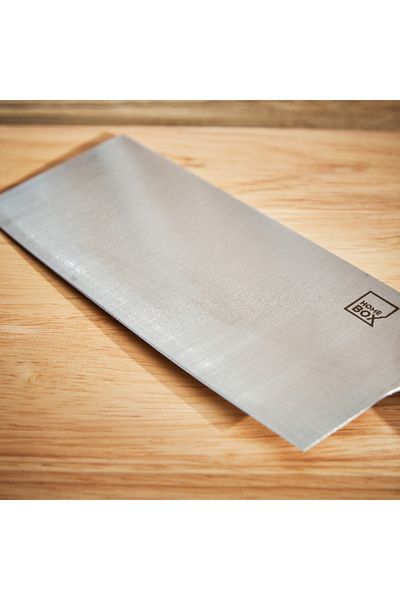 Home Box Glisten 7-inch Chopper Knife with Steel Handle