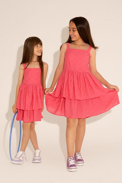 U.S. Polo Assn. Rochie țesută fără mâneci violet pentru fete 50282958 -vr037