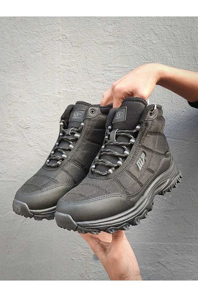 M.P. Water Resistant Non-Slip Sole Outdoor Boots with Fleece Warm Inner Lining