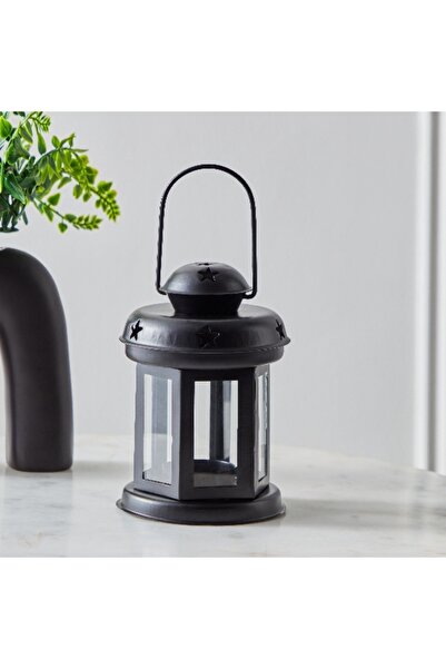 Home Box فانوس معدني مزخرف رائع - 10x10x14 سم