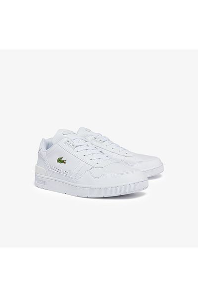 Lacoste Men's White Sneakers - T-clip