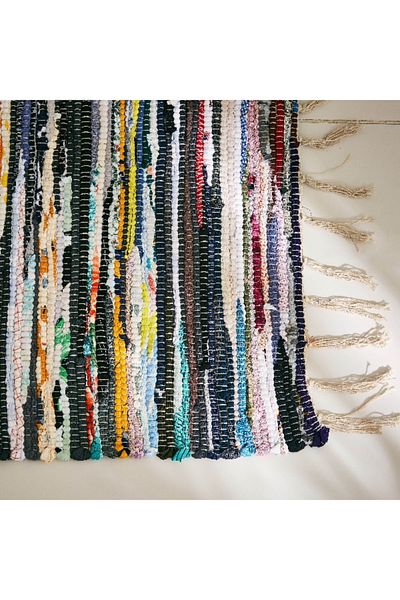 Home Box Axis Recycled Cotton Dhurrie - 65x110 cm