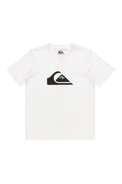 Quiksilver Comp Logo Ss Yth Kids White T-Shirt