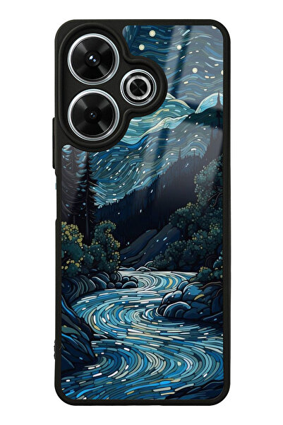 Spoyi Xiaomi Redmi 13 4G Night Tasarımlı Glossy Telefon Kılıfı