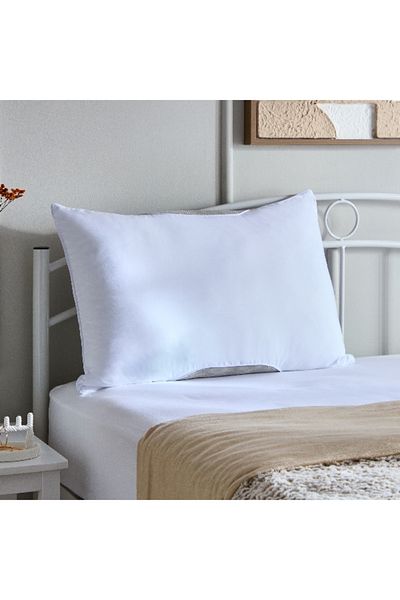 Home Box Airbliss Piping Pillow with Microfibre Filling - 50x75 cm