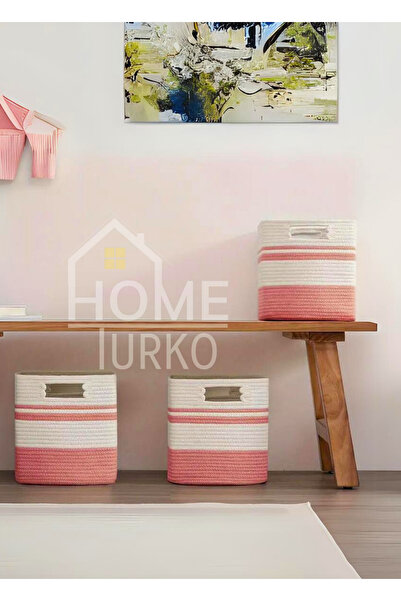 HomeTurko Οργανωτής Ορθογώνιος Ιούτας με Ψάθινο Καλάθι - Οργανωτής για το σπίτι, το γραφείο, το ξενοδοχείο και το κοιτώνα