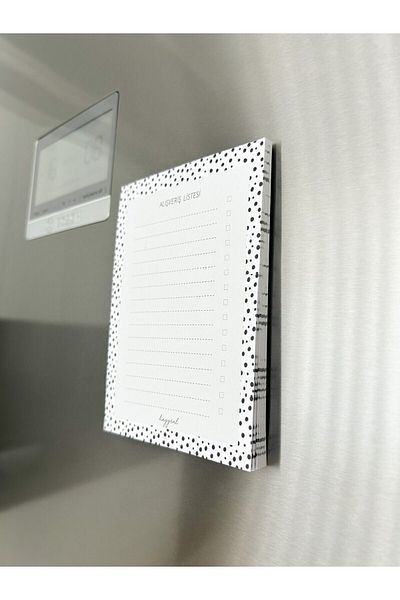 HAYYRAL Refrigerator Magnet Shopping List Notebook