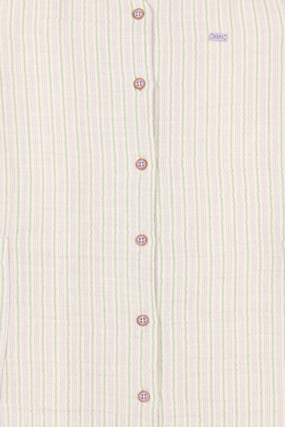 U.S. Polo Assn. Kız Çocuk Krem Dokuma Elbise 50282950-VR071