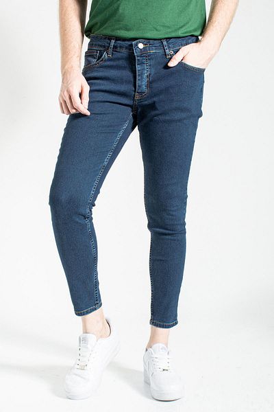 CEDY DENIM Ιταλική κοπή Lycra Navy Blue Skinny Jean - Skinny Leg C344