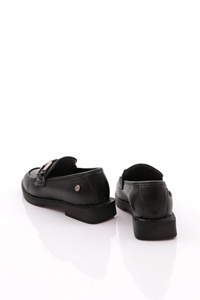DGN Kadın Loafer Ayakkabı Siyah Dolce 33421097