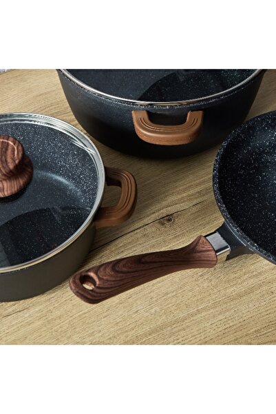 Home Box La Cucina 8-Piece Die Cast Aluminium Cookware Set