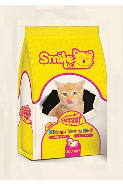 SMILE Cat Kuzu Etli Yavru Kedi Maması 1000 gr