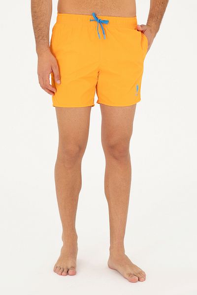 U.S. Polo Assn. Men's Orange Swim Shorts 50282927 -Vr051