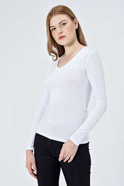 Jument V-Neck Long Sleeve Blouse