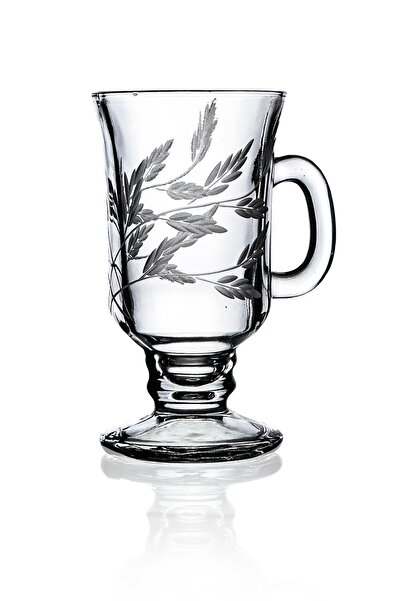 DECOCIA مجموعة من كأسين لاتيه 240 سي سي مع نمط التصوير