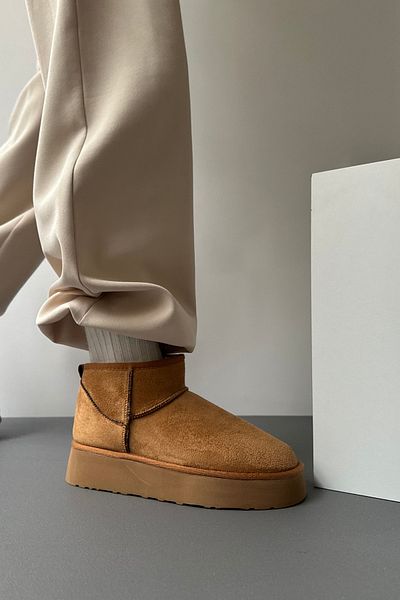 Mupa Shoes Μίνι Γούνινο Εσωτερικό Χοντρό Σόλα TABA