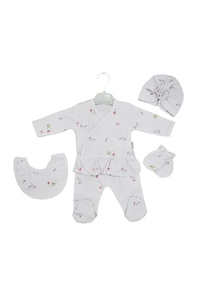 Sebi Bebe 5-Piece Rose Hospital Exit Set - 1112