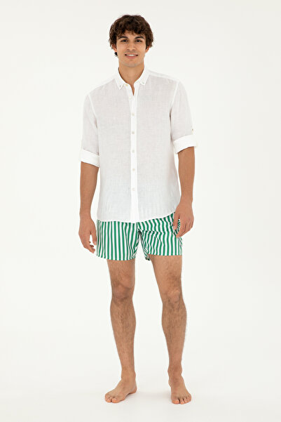 U.S. Polo Assn. شورت سباحة أخضر للرجال 50282929 -VR054