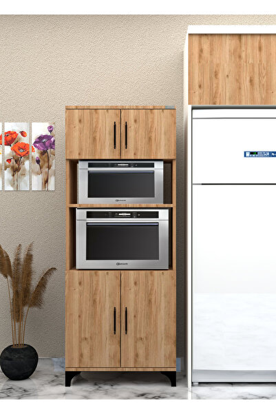 Buzkan Mobilya % 100 Mdf Çok Amaçlı Dolap, Fırın Ve Mikro Fırınlık Dolap_cevi...