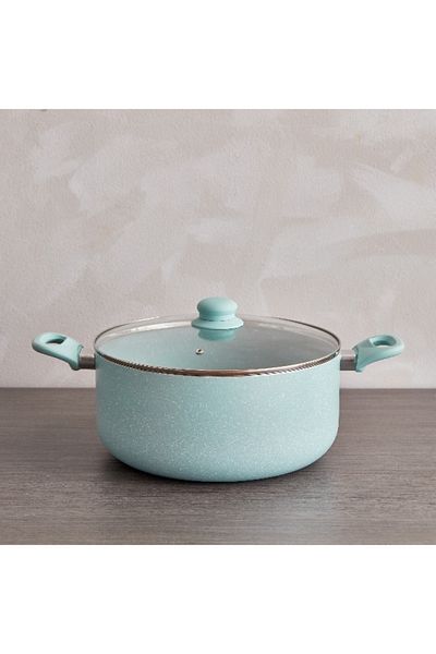 Wilson Marble Coating Casserole with Lid - 28 cm