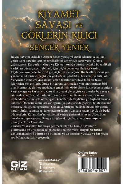 Giz Kitap Kıyamet Savaşı ve Göklerin Kılıcı
