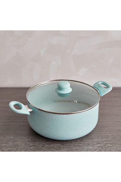 Wilson Marble Coating Casserole with Lid - 26 cm