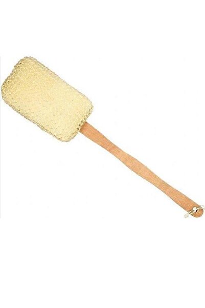 Fe ألياف تدليك بمقبض خشبي من السيزال