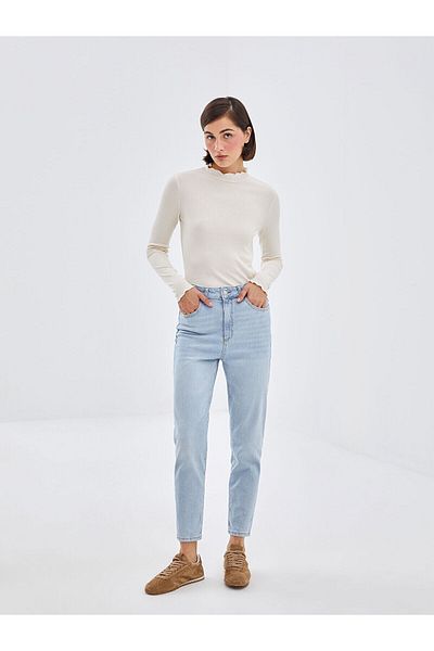 LC Waikiki Pantaloni de jeans pentru femei Lcwk Mom Fit
