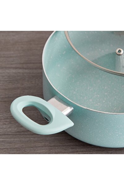 Wilson Marble Coating Casserole with Lid - 24 cm