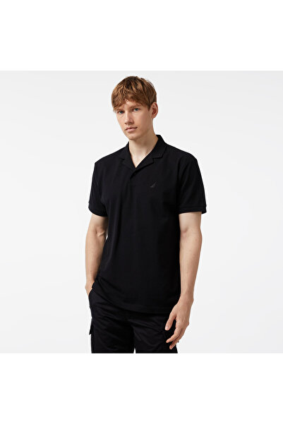 Nautica Erkek Siyah Classic Fit Kısa Kollu Polo