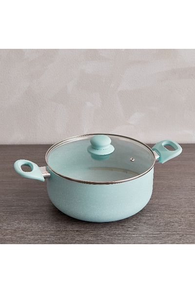 Wilson Marble Coating Casserole with Lid - 24 cm