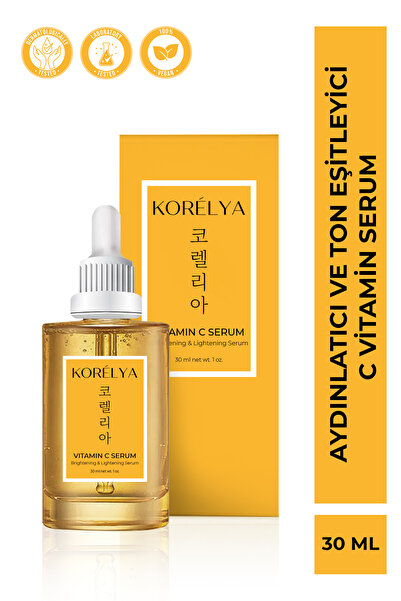 KORELYA سيروم فيتامين سي للعناية بالتفتيح وموازنة لونه 30 مل