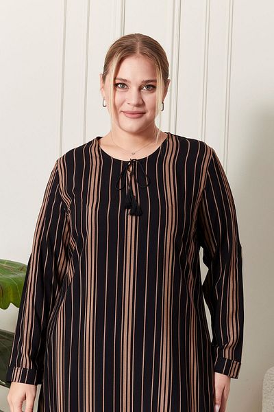 Ferace Large Size Stringed Summer Tunic - Women's Hijab Clothing