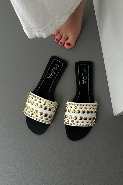 Mupa Shoes WHITE Women's Slippers