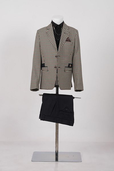 Doctor junior Boy's Sports Set - Houndstooth Dress / Shirtless_Mnvs2716