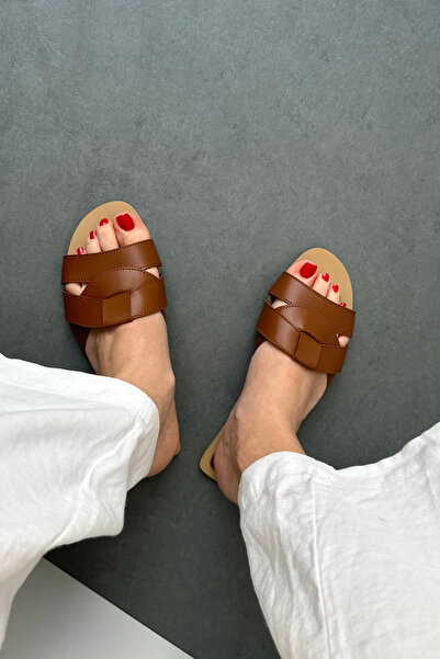 Mupa Shoes Tan Women's Slippers