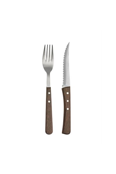 onon Sofrada Moda Set of 2 Steak Forks and Knives