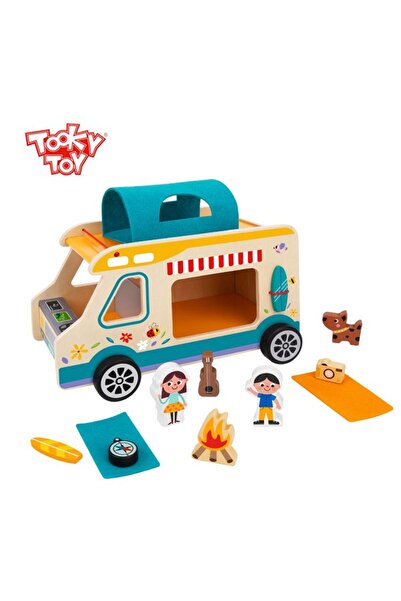 Tooky Toy التخييم في عربة سكنية متنقلة