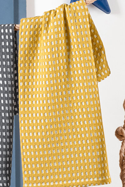 Kanz Mustard Colored 90X110 Baby Waffle Pique Blanket