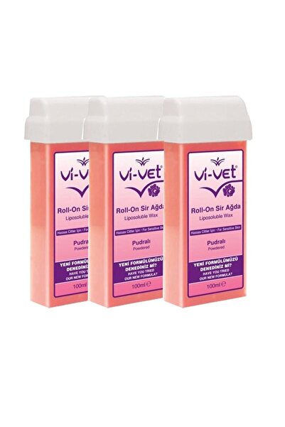 Vi-vet Vi Vet Pudralı Kartuş Sir Ağda 100 ml X 3 Adet