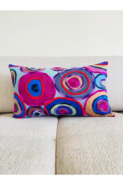 TheBohoHomeDecor Yaşam Çiçeği Serisi - Boncuk Kaşmir Tek 30*50 Kırlent/Yastık...