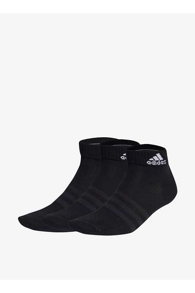adidas Чорапи с лого и детайли до глезена - Комплект от 3 бр