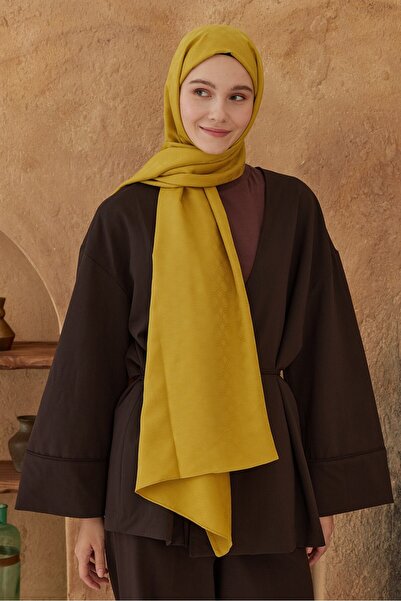 Modakaşmir Σάλι με μοτίβο κύκλου σειράς Silky Jacquard