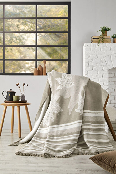 Özdilek بطانية أوزديلك أهورن مزدوجة من القطن 180x220 سم