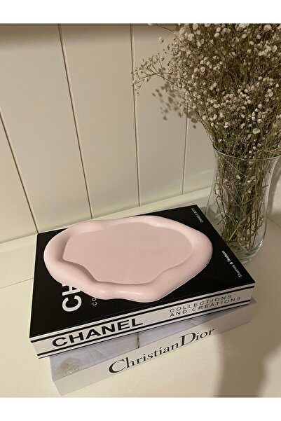 Candle Bulut Dekoratif Tabak Takı/mum/sunum Tabağı