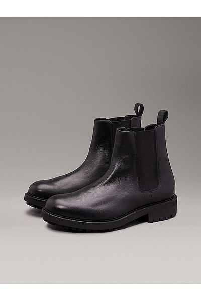 Calvin Klein Calvin Klein Black Booties Mens Shoes