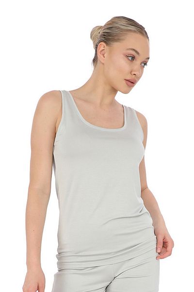 penyebizden Gray Extra Soft Viscose Tank Top - Home Outdoor