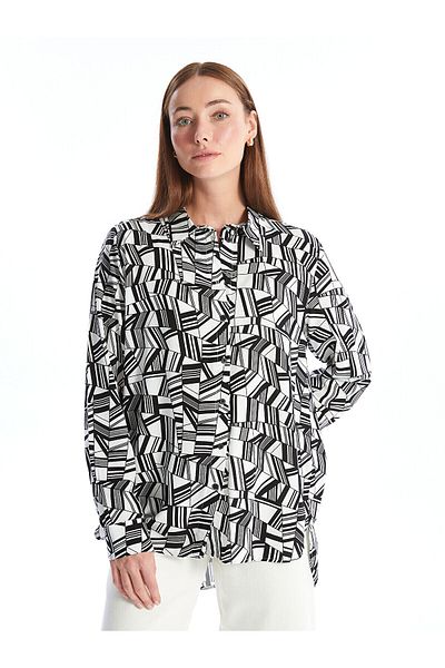 LC Waikiki Cămașă de damă cu model Lcwk
