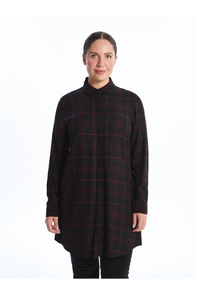LC Waikiki Lcw Plaid Women's Shirt Tunic